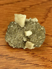 Sharp Dolomite Crystals On Druzy Quartz Matrix Herkimer County New York picture