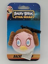 Star Wars 2012 Angry Birds Princess Leia Backpack Clip 3 Inch Plush picture