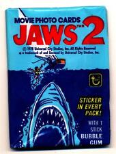 1978 Topps Universal Studios Jaws 2 (Movie) Trading Card Pack picture