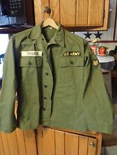 Vintage US Army Olive Green Jacket Mens 34R picture