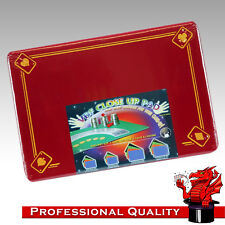 VDF Magicians Close Up Pad / Mat /  Red with Aces - Magic - Professional Size picture