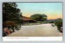 Franklin Park MA, The Overlook, Massachusetts Vintage Postcard picture