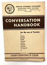Vintage 1950s AAA International Tourist Conversation Handbook French German picture