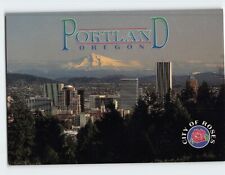 Postcard Mt. Hood rises above the Rose city on a crisp winter day Oregon USA picture