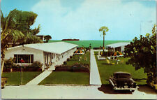 Vtg 1950s The Sea Grape North Ocean Boulevard Pompano Beach Florida FL Postcard picture