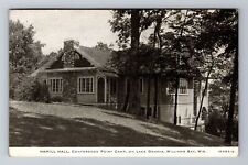 Williams Bay, WI-Wisconsin, Hamill Hall Conference Camp c1941, Vintage Postcard picture