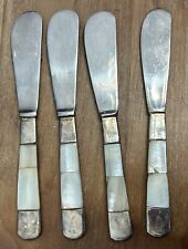 Vintage TOWLE  Mother of Pearl Flatware Set Of 4 Butter Knifes picture