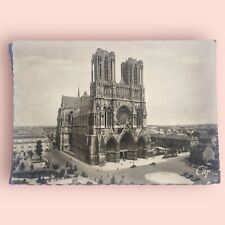 VINTAGE Paris Postcard | Posted 1946 | Notre Dame Reims Cathedral | P255 picture
