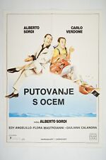IN VIAGGIO CON PAPÀ / JOURNEY WITH PAPA Orig xYU movie poster 1982 ALBERTO SORDI picture