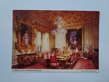 United Kingdom - Warwick Castle : State Dining Room  Postcard Vintage picture