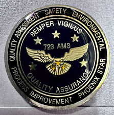ramstein airforce base from the commander military challenge coin semper vigilus picture
