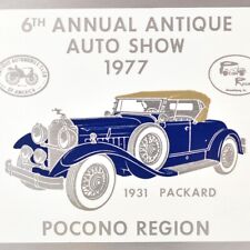 1977 Antique Auto Club Car Show Pocono Region AACA 1931 Packard Stroudsburg PA picture