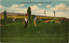 PC GOLF, EIGHTS GREEN, ROSS PARK, POCATELLO, Vintage Postcard (b45387) picture