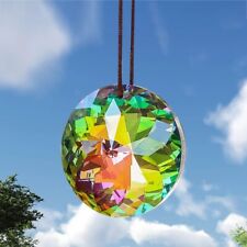 2PC 45mm Mandala Rainbow Crystal Suncatcher for Window Hanging Chandelier Parts picture
