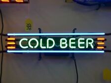 Cold Beer Neon Sign Light Beer Bar Pub Wall Hanging Handcraft Visual Art 17