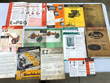 Vintage 1950's Brochures & Ads Small engine Garden Tractor Farm Trailer Auto picture