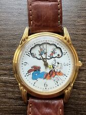Disney Store Goofy Daydream Leather Band Watch picture