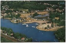 Postcard Chrome Amusement Park Aerial View of Clementon Lake Park, Clementon, NJ picture