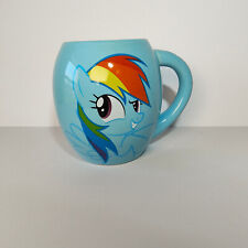 My Little Pony Rainbow Dash Blue Two-Sided Design Coffee Cup Mug 2014 Hasbro picture