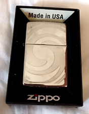 ZIPPO LIGHTER - HIGH POLISHED CHROME WITH DESIGN - I13 - 2013 - LIGHTER FIRES picture
