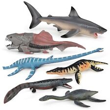 Fantarea Prehistoric Ancient Ocean Animal Model Figures Playsets 7 PCS Dunkle... picture