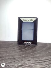 Zippo Windproof Blue Matte Lighter, New In Box..    picture