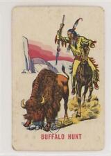 1967 Ed-U-Cards Cowboys and Indians Mini Buffalo Hunt #22 0b6 picture