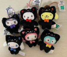 Sanrio Characters Stuffed Animal Cat Plush Mascot Set of 6 FuRyu Kawaii Japan picture