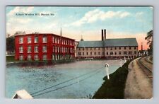 Dexter ME-Maine, Abbott Woolen Mill, Antique, Vintage c1913 Souvenir Postcard picture