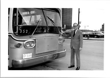 Cleveland Transit System Bus Leonard Ronis General Manager 1960s Vintage Photo picture