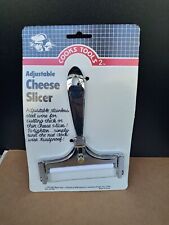 Vintage 1989 Nos COOKS TOOLS Stainless Steel Adjustable Cheese Slicer New Cib  picture