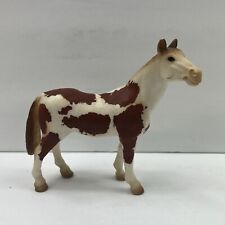 Schleich Brown & White PAINT PINTO STALLION 1998 Horse Animal Figure 13241 picture