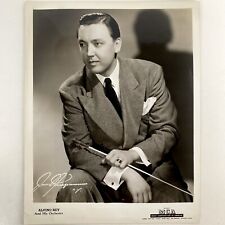 Alvino Rey Vintage 1940’s Press Photo 8x10 Original Jazz Bandleader Baton Promo picture