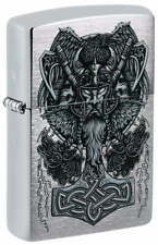 Zippo Windproof Viking with Celtic Knot Lighter, 49777, New In Box picture