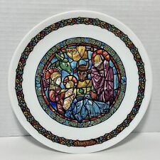 Vtg D’Arceau-Limoges Noel Vitrail Limited Edition Collector Plate 1977 picture