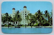 Postcard Florida Miami Beach  Mount Sinai Hospital Nautilus Hotel Chrome C738 picture