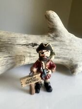 Mini Under The Sea Pirate Figurine Miniatures Decor New Parrot on Shoulder Ahoy picture