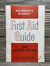Vtg Booklet Readers Digest 1966 First Aid Guide Edited By Lois Mattox Miller picture