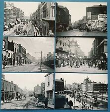 Set of 6 New Black & White Glossy Postcards OLD DUBLIN Ireland Eire Repro 21P picture