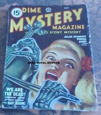 SKELETON HANDS DIME MYSTERY MAGAZINE MAY 1947 POPULAR PUBLISHING SCARCE PULP picture