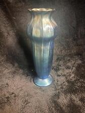 MAGNIFICENT Tiffany Blue Favrile Flower Form Vase - Fantastic Condition picture