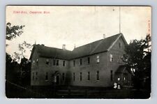 Champion MI- Michigan, Town Hall, Antique, Vintage Souvenir Postcard picture