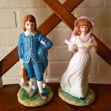 Pinkie and Blueboy Ceramic Figurines From Lefton, EXCELLENT CONDITION picture