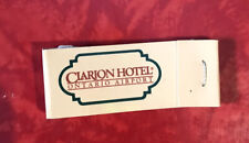 CLARION HOTEL ONTARIO CALIFORNIA AIRPORT VINTAGE UNSTRUCK MATCHBOOK picture