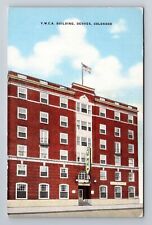 Denver CO-Colorado, Y.W.C.A. Building, Antique Vintage Souvenir Postcard picture