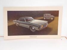 Original 1972 Chevrolet Monte Carlo Coupe Dealer Showroom Poster 18