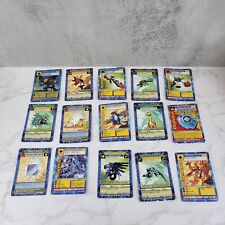 Lot of 1999 Bandai Digimon Cards,  MetalGreymon DW-01 Promo Holo, WATER DAMAGE picture
