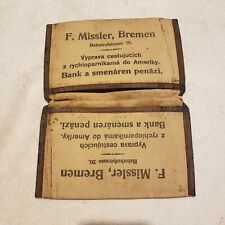 F. Missler Bremen Boat Ticket Holder/Envelope picture