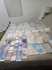 Lot Of 70 Vintage Road Maps States World AAA  National Geographic Paper Folding  picture