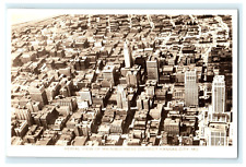 Aerial View of Main Business District Kansas City MO RPPC Real Photo picture